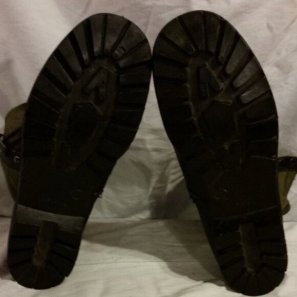 1960S BATA VIETNAM SPIKE PROTECTIVE COMBAT GREEN sz14N JUNGLE BOOTS 1966 SI 518 main image 7